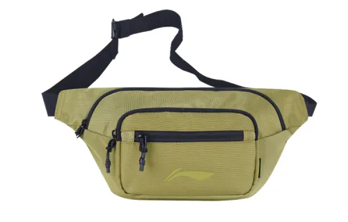 Li Ning Fabric Crossbody Bag, Fanny Pack, Sling Bag Regular Unisex Brown