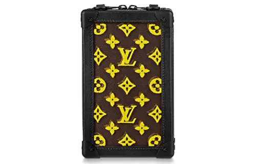 LOUIS VUITTON Vertical Soft Trunk Monogram Tuffetage Yellow