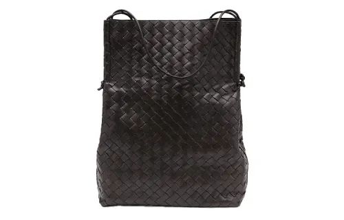 Bottega Veneta Cow Leather Shoulder Bag, Handbag Women's Black