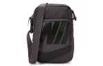 Nike Polyester Shoulder Bag, Crossbody Bag Unisex Black Gray