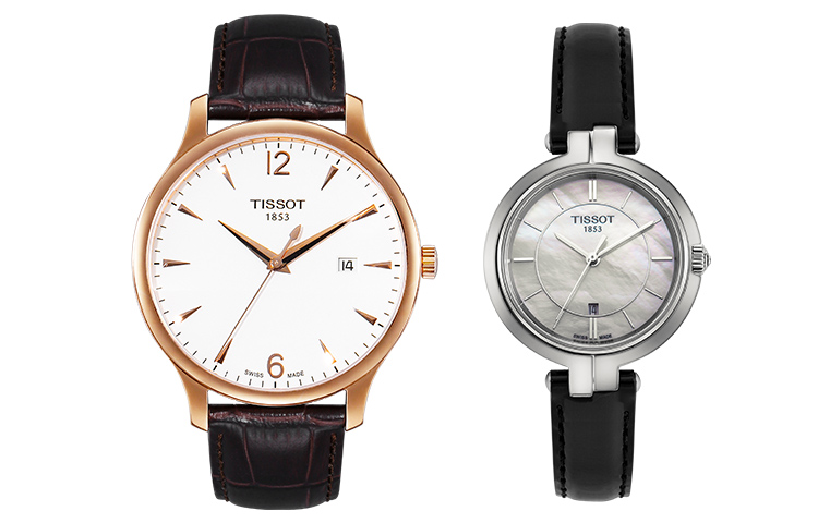 Часы TISSOT (белый циферблат)