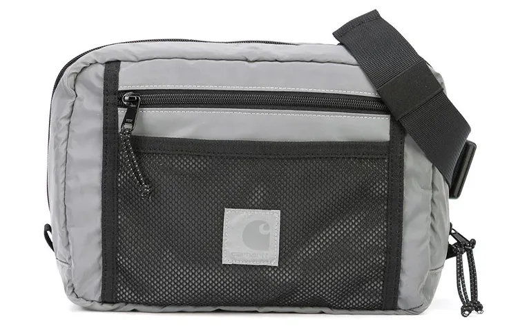 Carhartt WIP Polyester Fanny Pack, Crossbody Bag Regular Unisex Concrete Gray