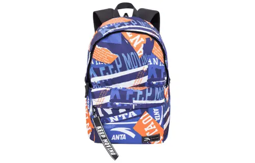 Anta Nylon Fabric Backpack Regular Unisex Legend Blue