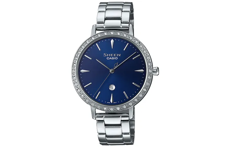 CASIO Women's SHEEN Blue Watch SHE-4535D-2AU