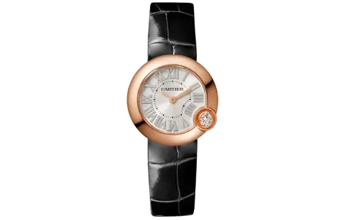 CARTIER White Balloon Collection Quartz Movement Waterproof Women's Watch 26mm Silver Dial