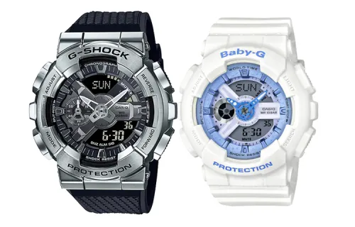 CASIO Unisex Pair Table Series Black Watch