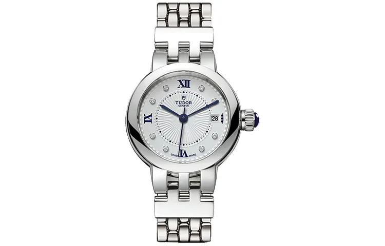 TUDOR Rose Collection Automatic Mechanical Movement 100m Waterproof Women's Watch 26mm White Dial