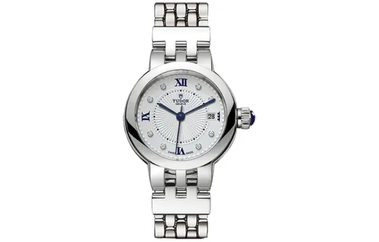 TUDOR Rose Collection Automatic Mechanical Movement 100m Waterproof Women's Watch 26mm White Dial