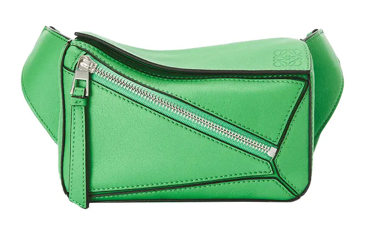 LOEWE Puzzle Smooth Calfskin Fanny Pack Mini Men's Apple Green