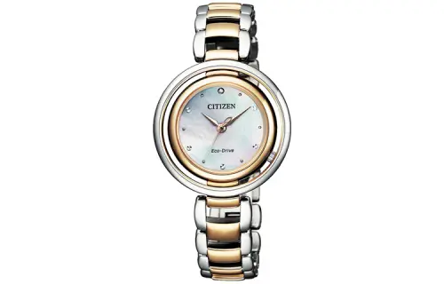 CITIZEN Ecology Drive Collection Light Powered Quartz Movement Stainless Steel Strap Watch