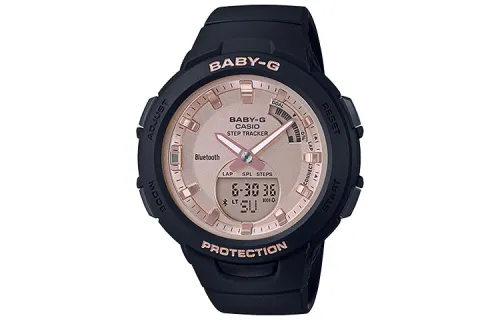CASIO Women's BABY-G Pink Watch BSA-B100MF-1A