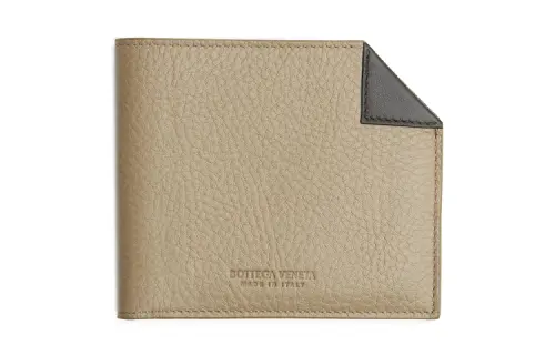 Bottega Veneta Cow Leather Wallet Men's Taupe