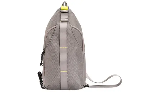 Anta Polyester Sling Bag Regular Unisex Gray