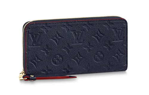 LOUIS VUITTON CLÉMENCE Series Wallets Male Blue