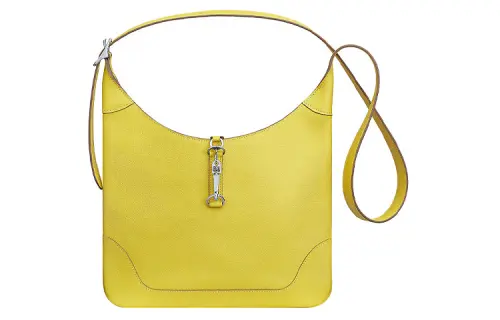 HERMES Trim Calfskin Crossbody Bag, Shoulder Bag Women's