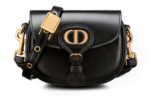 DIOR Bobby Cow Leather Handbag, Shoulder Bag, Crossbody Bag Extra Mini Women's Black