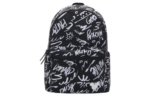 Li Ning Disney Fabric Backpack Regular Unisex Black/White