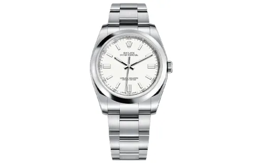 ROLEX Oyster Perpetual Automatic Mechanical Movement 100m Waterproof Women's Watch 36mm White Dial