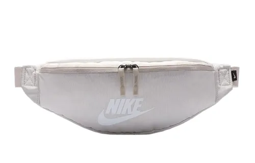 Nike Polyester One Shoulder Crossbody Sling Bag, Fanny Pack Regular Unisex Gray White