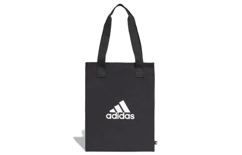 Adidas Cotton Tote Bag, Shopping Bag, Handbag Regular Unisex Black