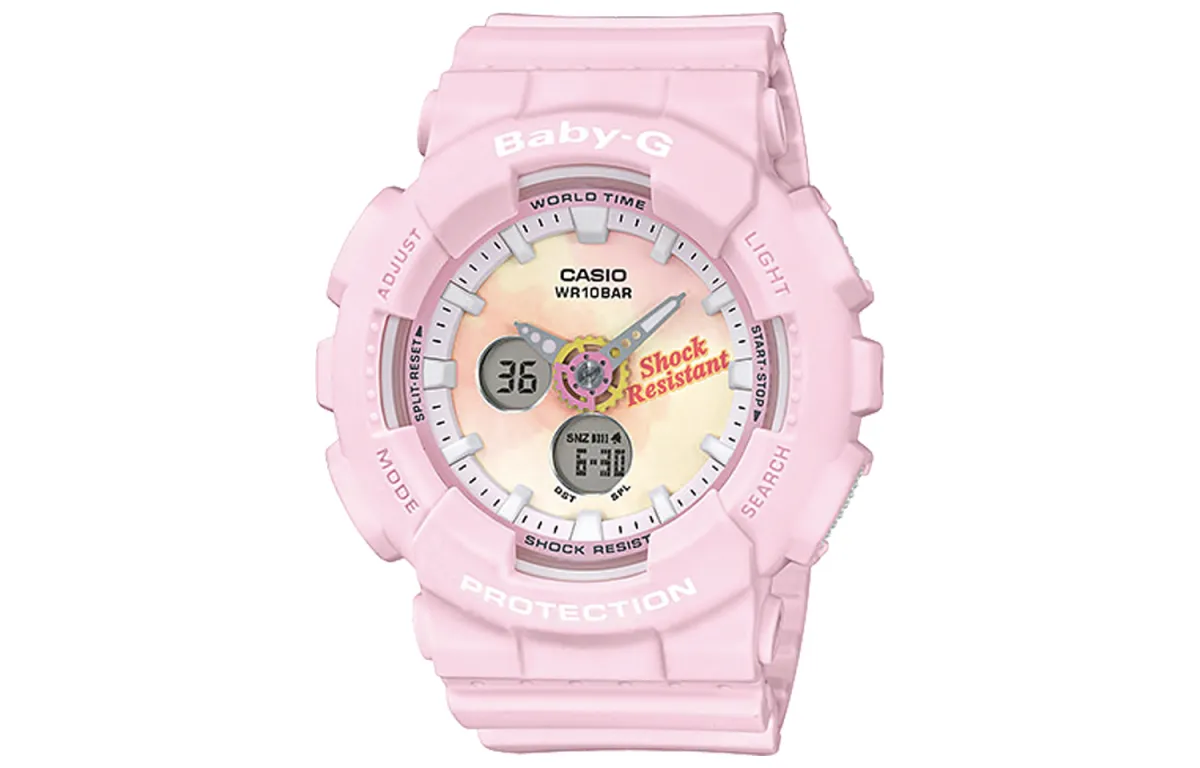 CASIO Women's BABY-G Red Watch BA-120TG-4A