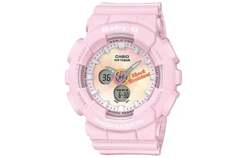 CASIO Women's BABY-G Red Watch BA-120TG-4A