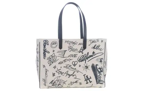 Golden Goose Calfskin With Canvas Bag, Shoulder Bag, Crossbody Bag, Handbag Women's White