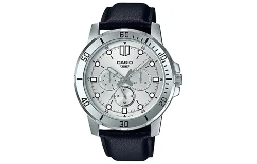 CASIO Men Standard Series Silver Watch MTP-VD300L-7E