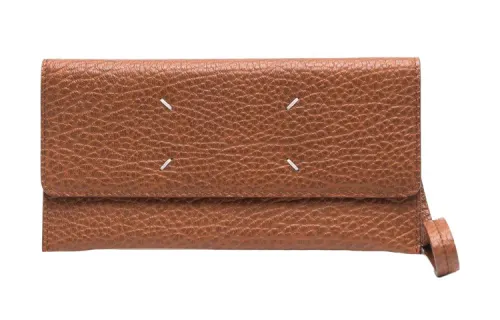 Maison Margiela Leather Wallet Unisex Brown