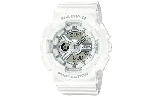 CASIO Women's BABY-G White Watch BA-110X-7A3JF