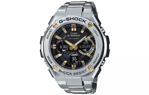 CASIO Men G-STEEL Series Black Watch GST-W110D-1A9