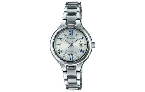 CASIO Women's SHEEN White Watch SHW-7000TD-7A
