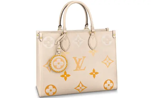 LOUIS VUITTON Onthego Mm Cream/Saffron