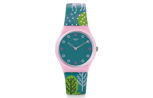 SWATCH Unisex 34mm Blue Watch GP152