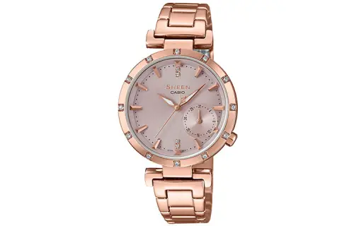 CASIO Women's SHEEN Gold Watch SHE-4051PG-4A