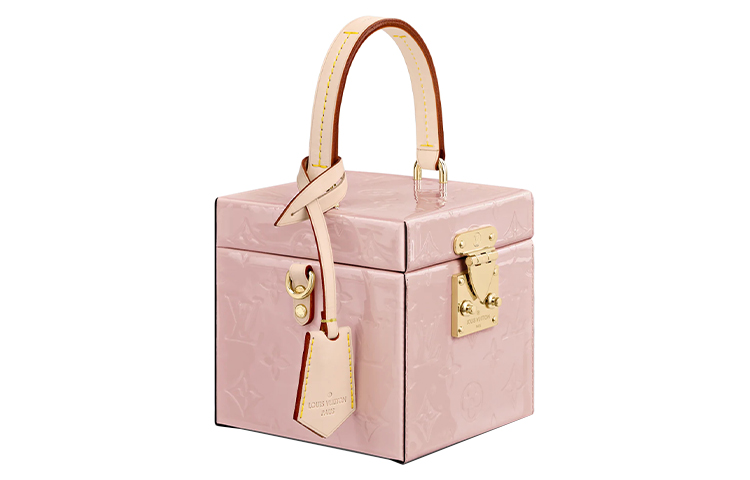Женская сумка Louis Vuitton Bleecker Box (нежно-розовая) — фото 2