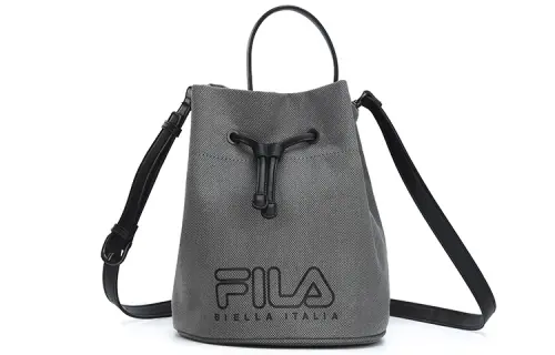 FILA Pu Mini Bag, Crossbody Bag, Crossbody Bag, Handbag Regular Women's Pitch Black