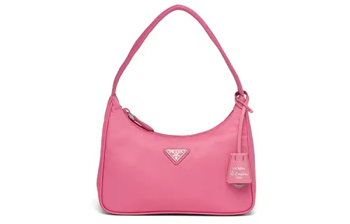 PRADA Nylon Bag, Shoulder Bag, Handbag, Shoulder Bag Women's Autumn Begonia Pink Dark Pink