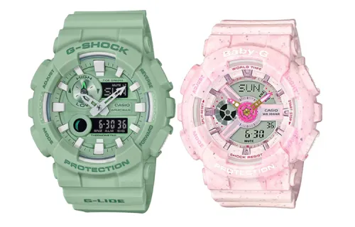 CASIO Unisex Pair Table Series Green Watch