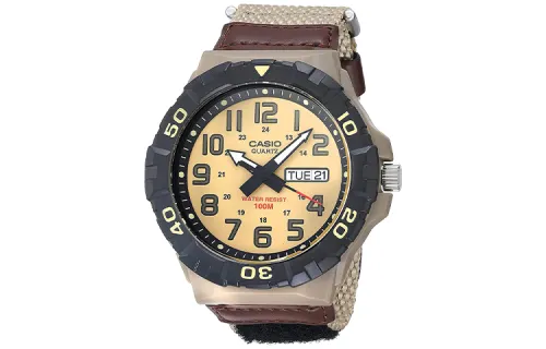 CASIO Men Standard Series Yellow Watch