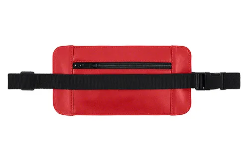 Supreme SS19 Leather One Shoulder Sling Bag, Cell Phone Pouch, Fanny Pack Regular Unisex Red