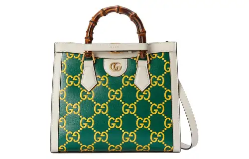 GUCCI Diana Leather Tote, Shoulder Bag, Crossbody Bag, Handbag Small Women's