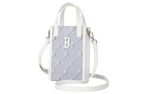 MLB Monogram Collection Artificial Leather Tote Bag, Shopping Bag, Shoulder Bag, Crossbody Bag, Cell Phone Pouch Unisex