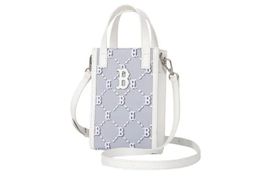 MLB Monogram Collection Artificial Leather Tote Bag, Shopping Bag, Shoulder Bag, Crossbody Bag, Cell Phone Pouch Unisex