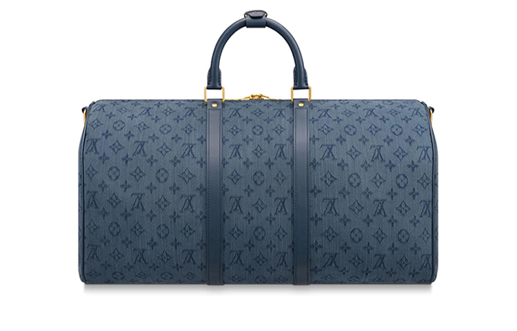 Мужская сумка Louis Vuitton Keepall (коричневая) — фото 4