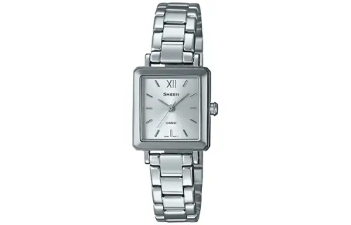 CASIO Women's SHEEN Silver Watch SHE-4538D-7A