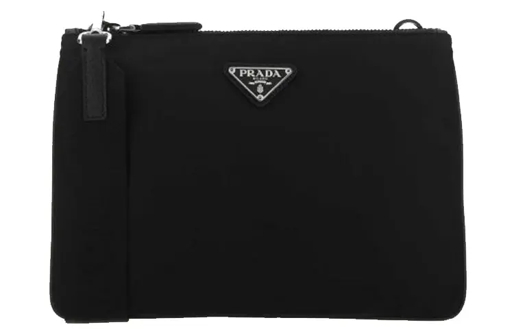 PRADA Nylon Briefcase, Shoulder Bag Men's Black