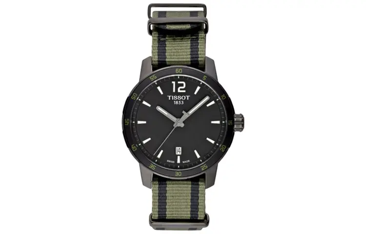 TISSOT Sports Collection Quartz Movement Men's Watches Watch 40mm Black Dial Stainless Steel Case