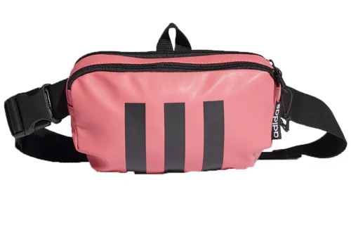 Adidas Recycled Polyester Plain Weave Crossbody Fanny Pack Regular Unisex Pink