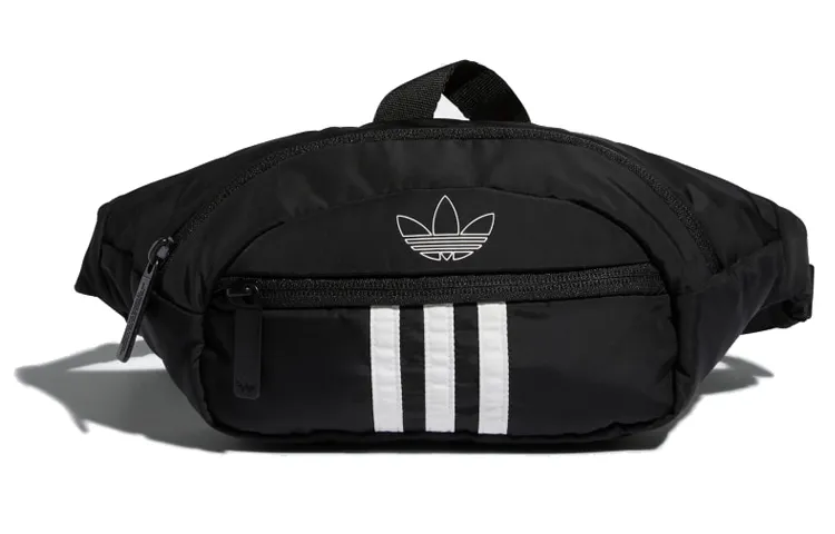 Adidas Originals Polyester Sling Bag, Shoulder Bag, Crossbody Bag, Fanny Pack Regular Unisex Black